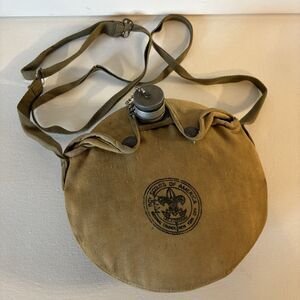 Vintage BSA Boy Scouts of America Official Canteen Original Logo Cover